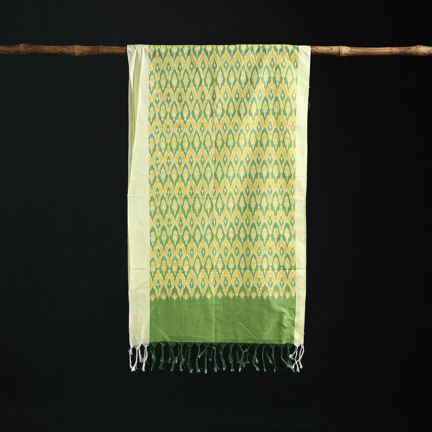Pochampally Ikat Weave Cotton Stole 14