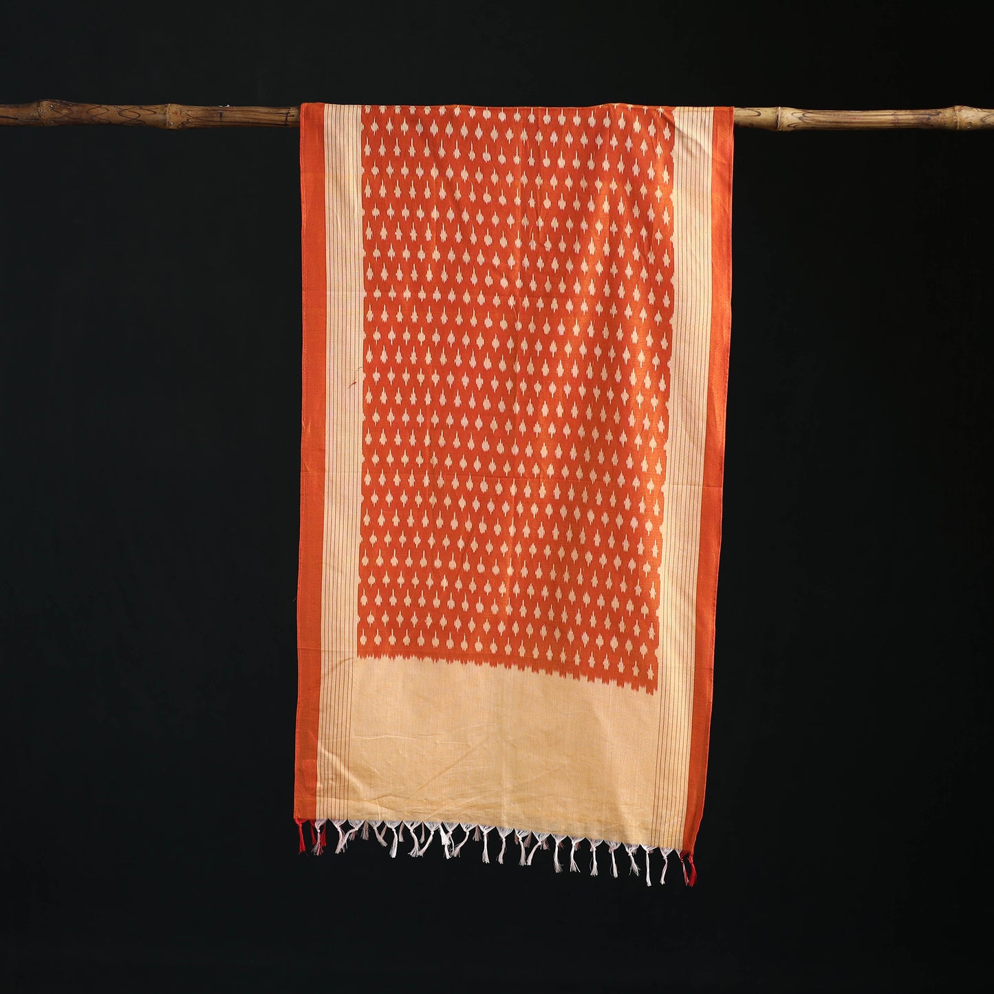 Pochampally Ikat Weave Cotton Stole 13