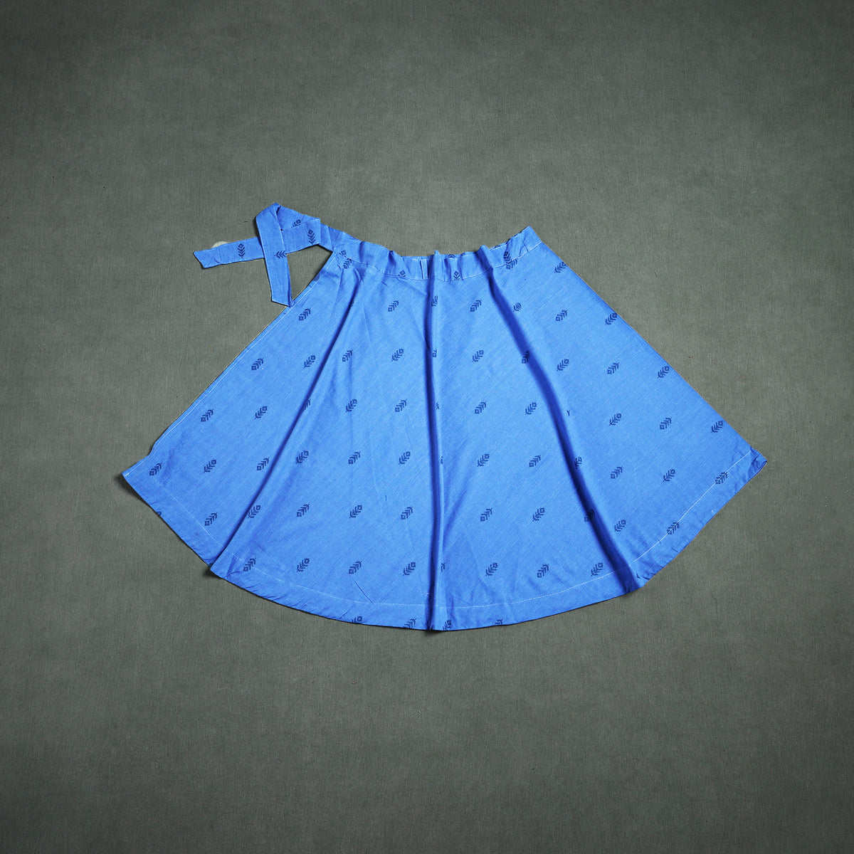 Jacquard Cotton Wrap Around Skirt 107