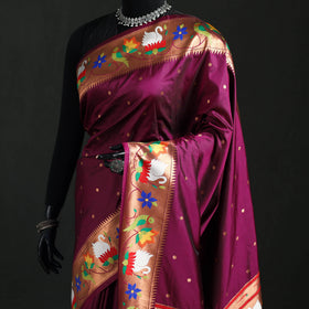 Bangalore Silk Zari Border Saree 10