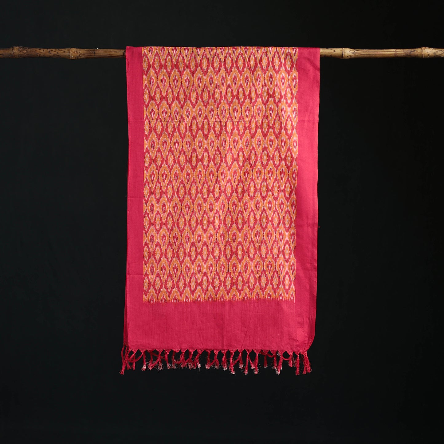 Pochampally Ikat Weave Cotton Stole 11
