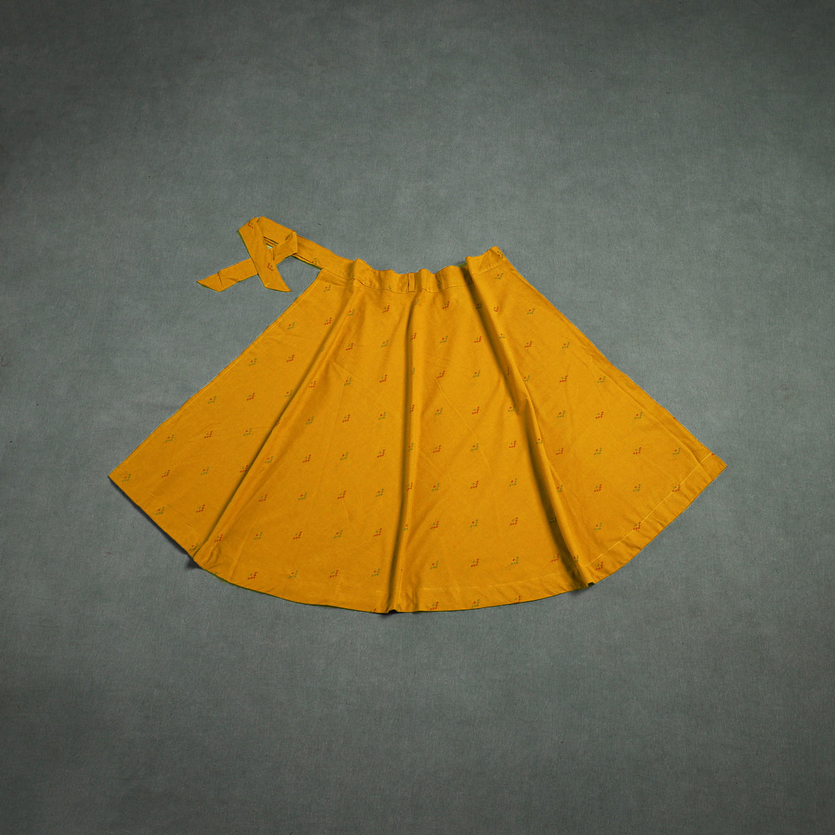 Jacquard Cotton Wrap Around Skirt 108