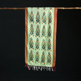 Pochampally Ikat Weave Cotton Stole 08