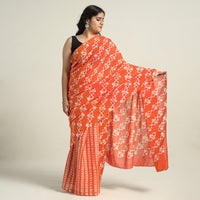 Batik Print Saree