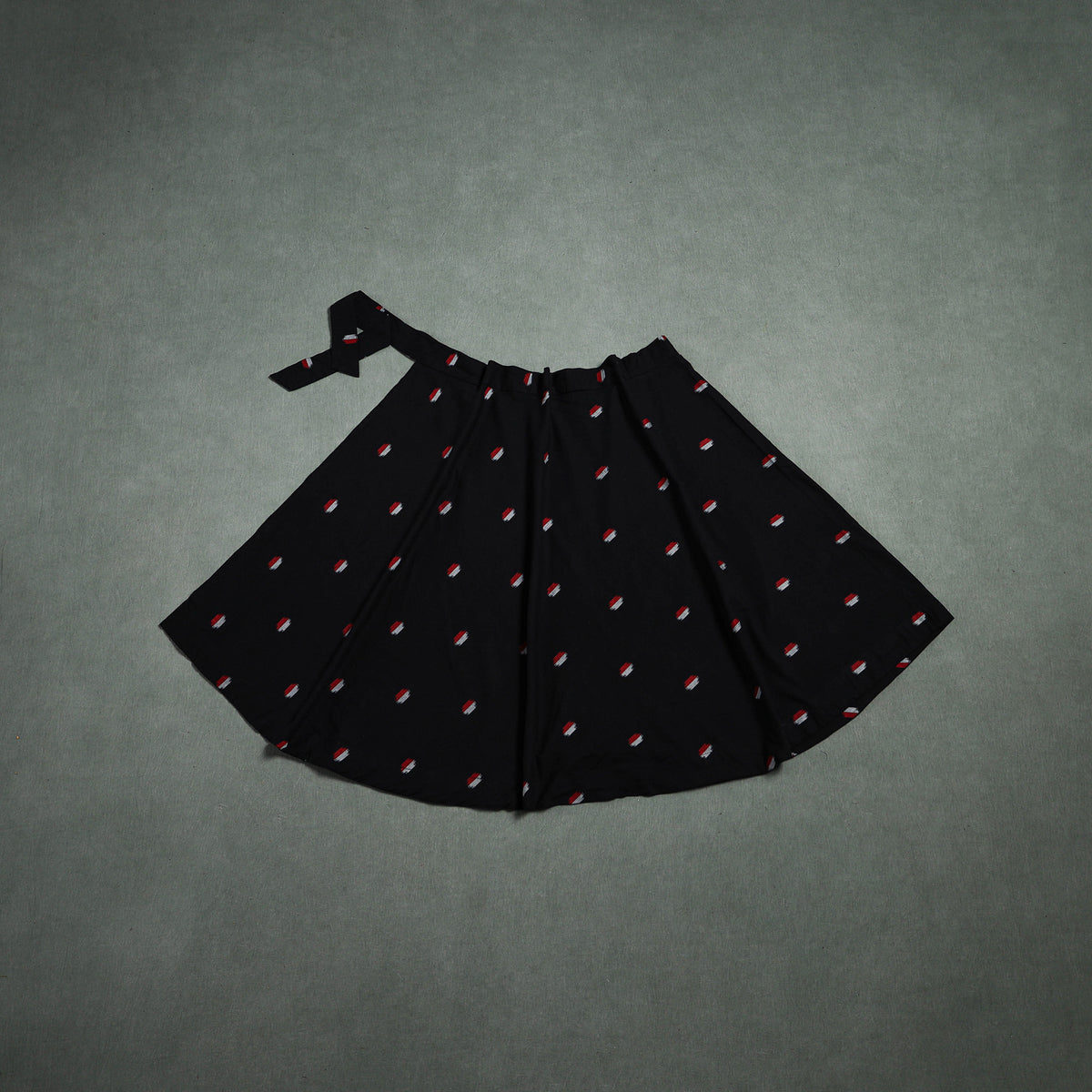 Jacquard Cotton Wrap Around Skirt 110