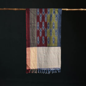 Pochampally Ikat Weave Cotton Stole 07