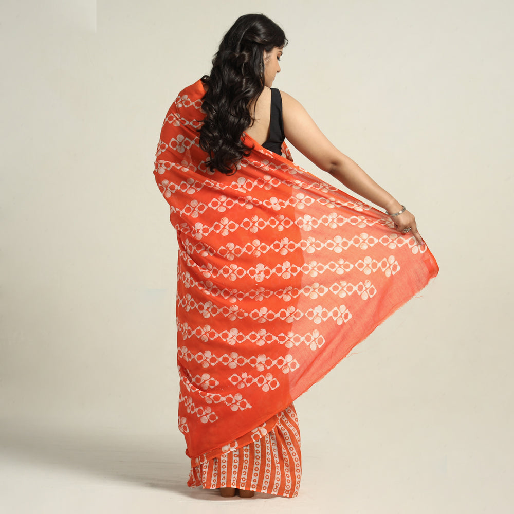 Batik Print Saree