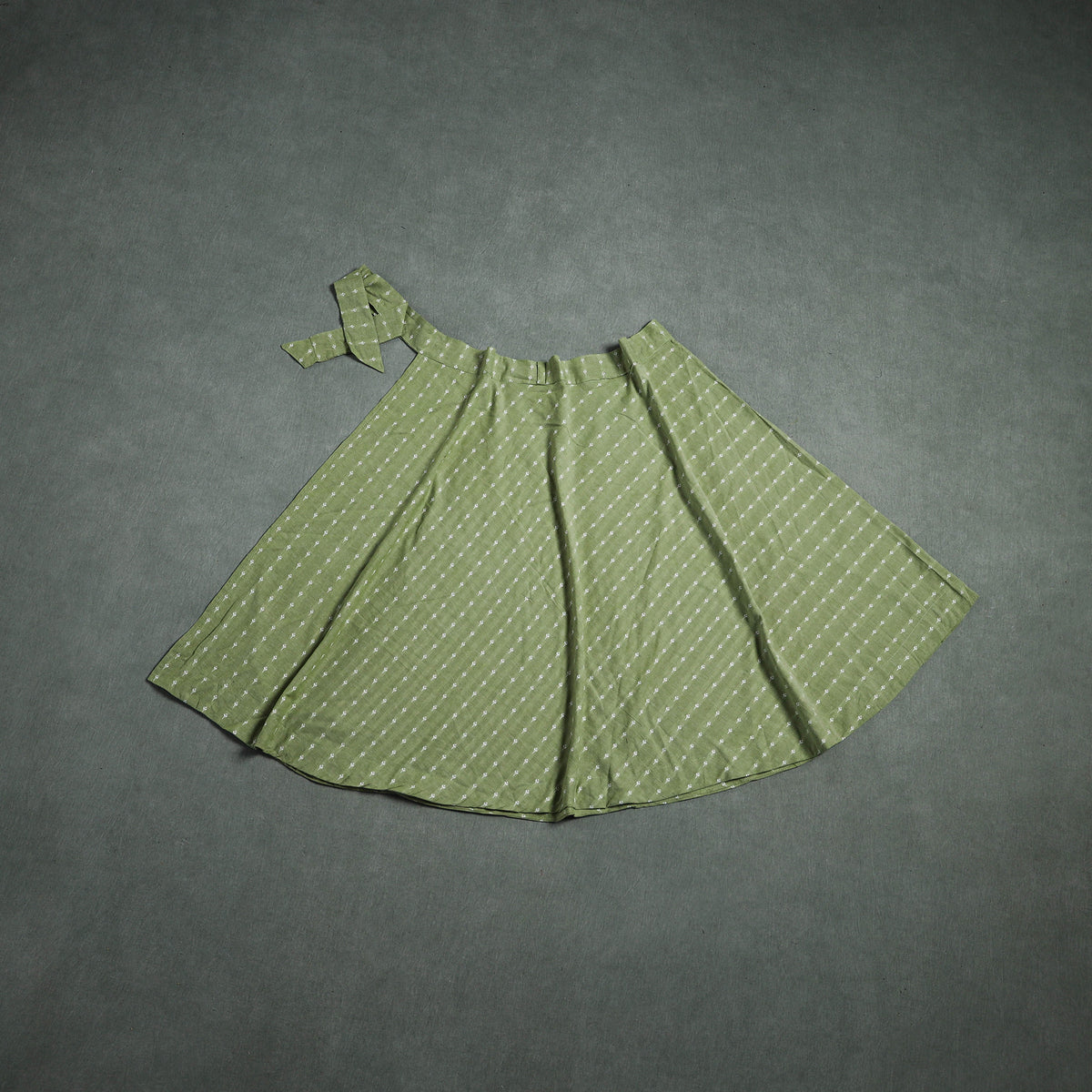 Jacquard Cotton Wrap Around Skirt 111