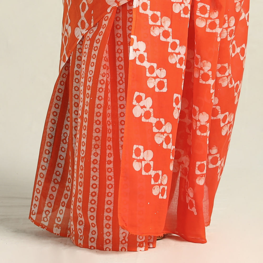 Batik Print Saree