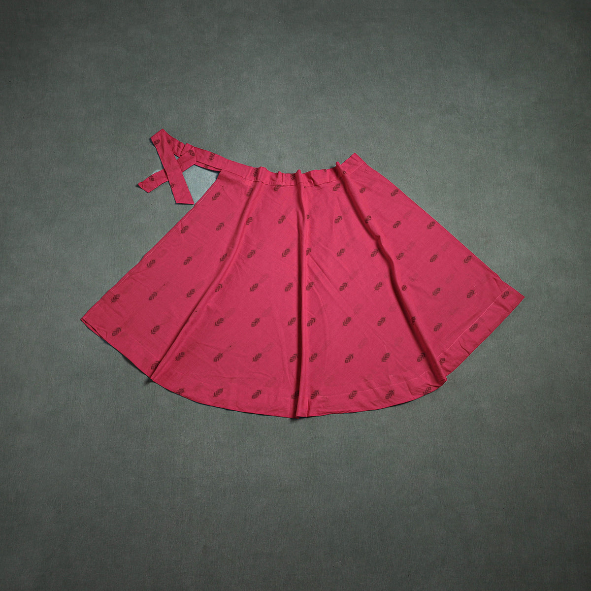 Jacquard Cotton Wrap Around Skirt 114