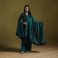 Natural Dyed Hand Block Bagh Print Cotton Suit Set with Dupatta for Women 06