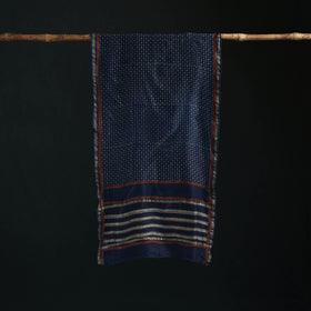 Akola Hand Block Print Chanderi Silk Handloom Stole 01