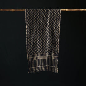 Akola Hand Block Print Chanderi Silk Handloom Stole 02