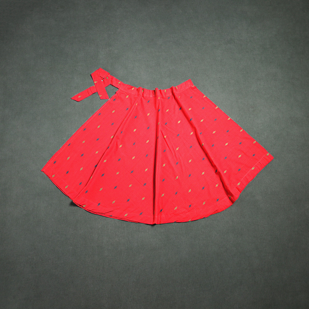 Jacquard Cotton Wrap Around Skirt 121