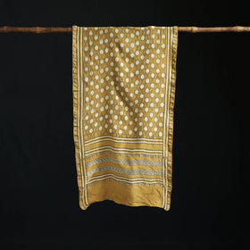 Akola Hand Block Print Chanderi Silk Handloom Stole 05