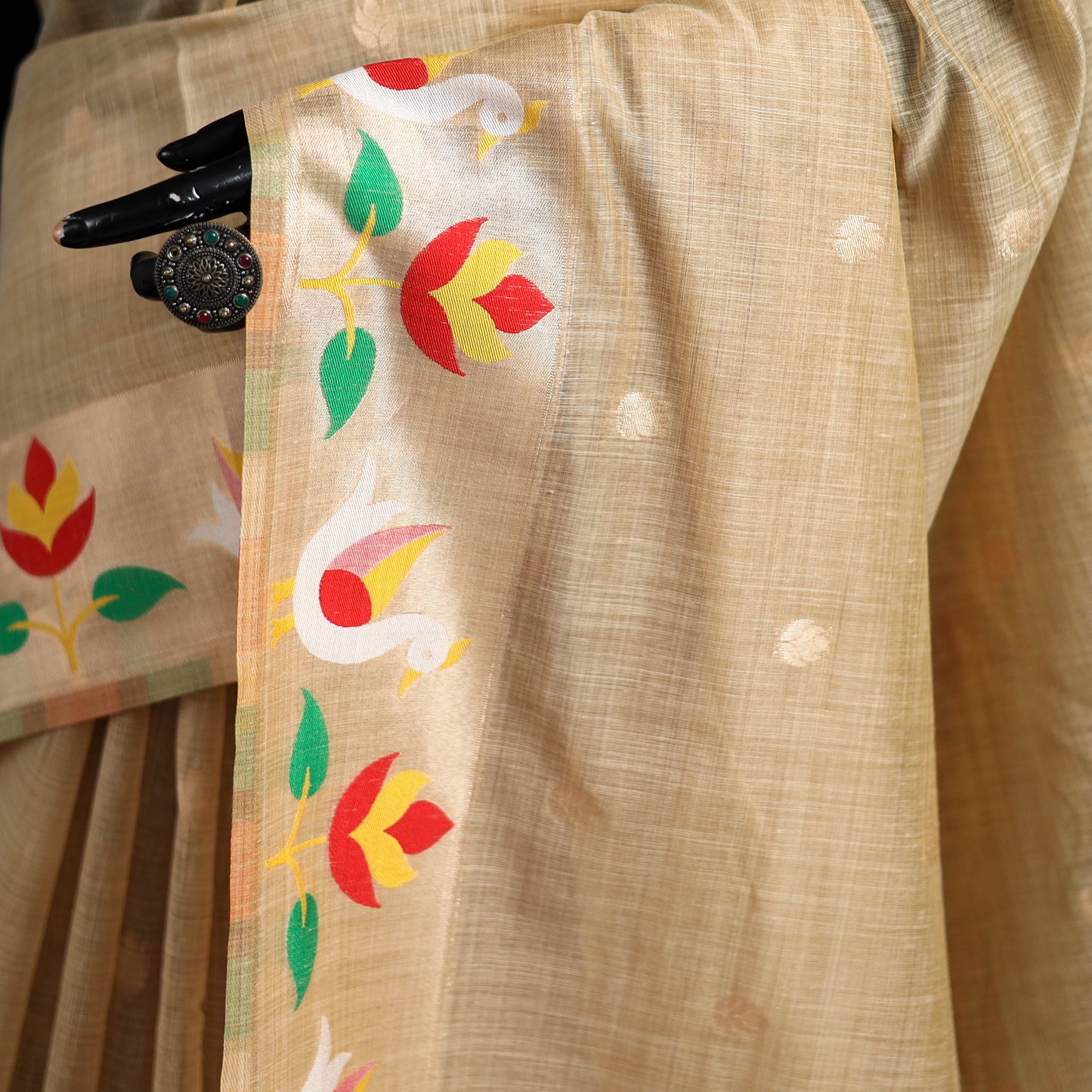 Bangalore Silk Zari Border Saree 13