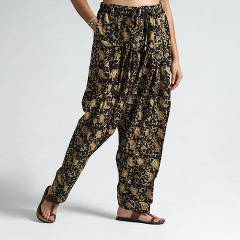 Buy Kalamkari Block Printed Cotton Elasticated Salwar 14 Online at iTokri.com