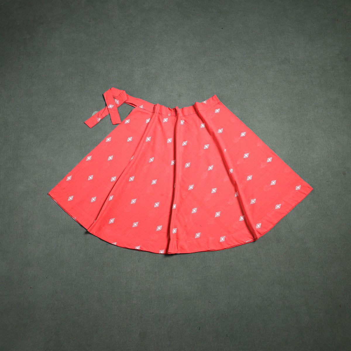 Jacquard Cotton Wrap Around Skirt 125