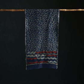 Akola Hand Block Print Chanderi Silk Handloom Stole 08