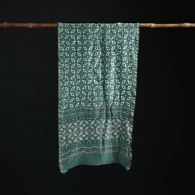 Akola Hand Block Print Chanderi Silk Handloom Stole 13