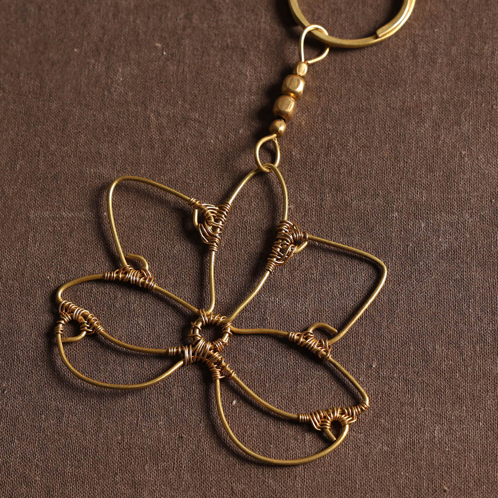 Brass Metal Handcrafted Dokra Keychain