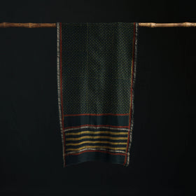 Akola Hand Block Print Chanderi Silk Handloom Stole 15