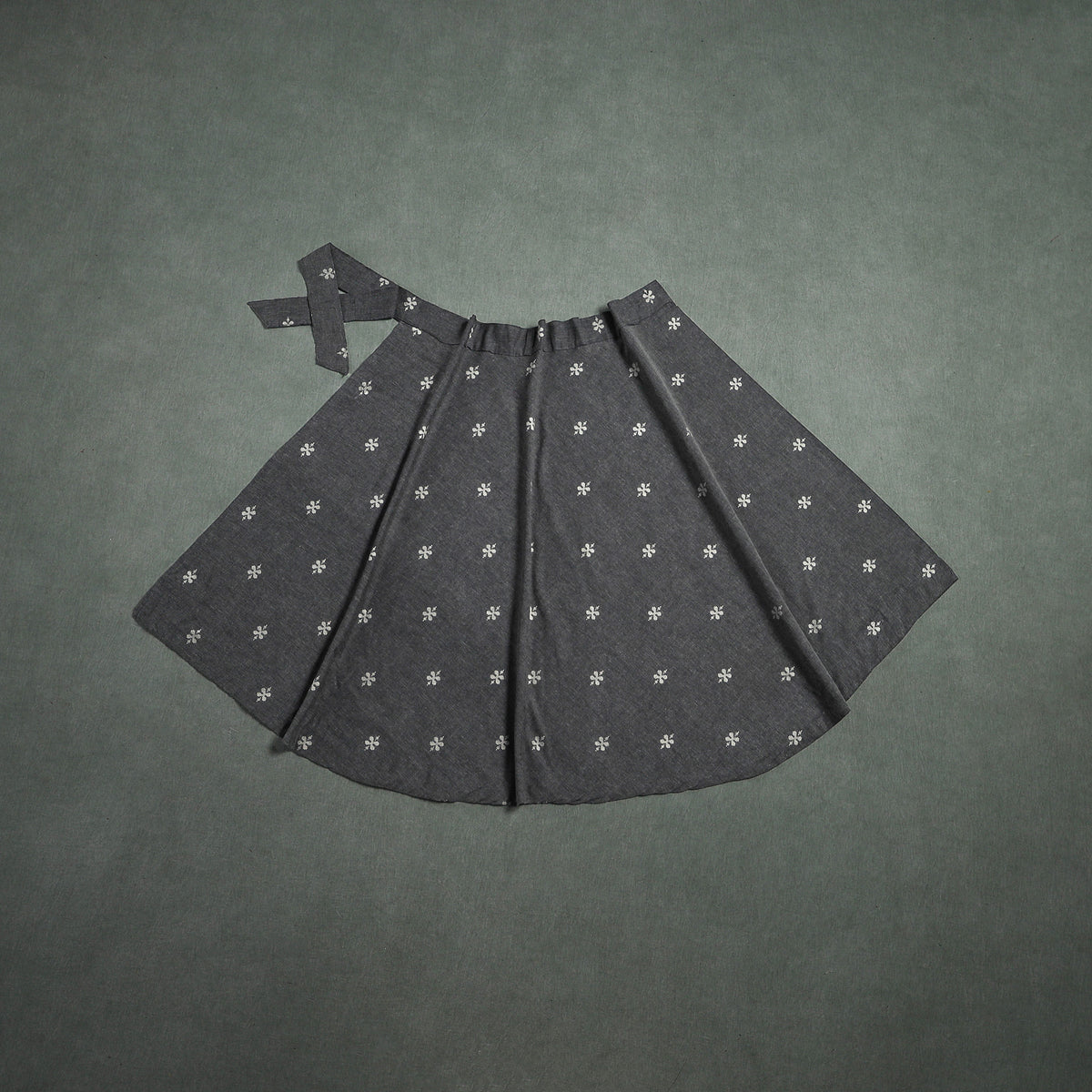 Jacquard Cotton Wrap Around Skirt 131