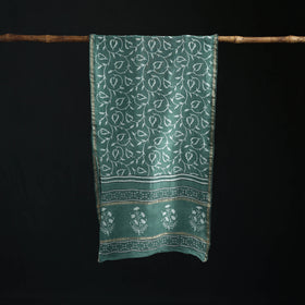 Akola Hand Block Print Chanderi Silk Handloom Stole 16