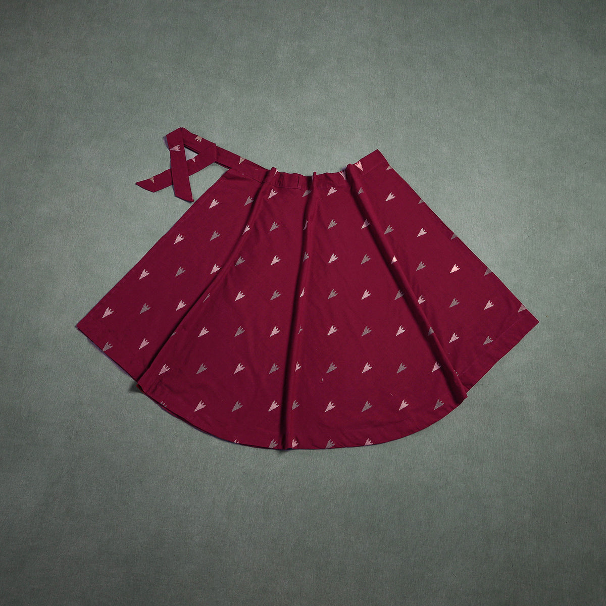Jacquard Cotton Wrap Around Skirt 132