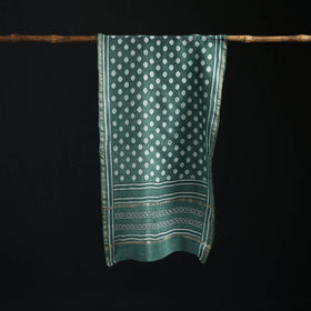 Akola Hand Block Print Chanderi Silk Handloom Stole 20