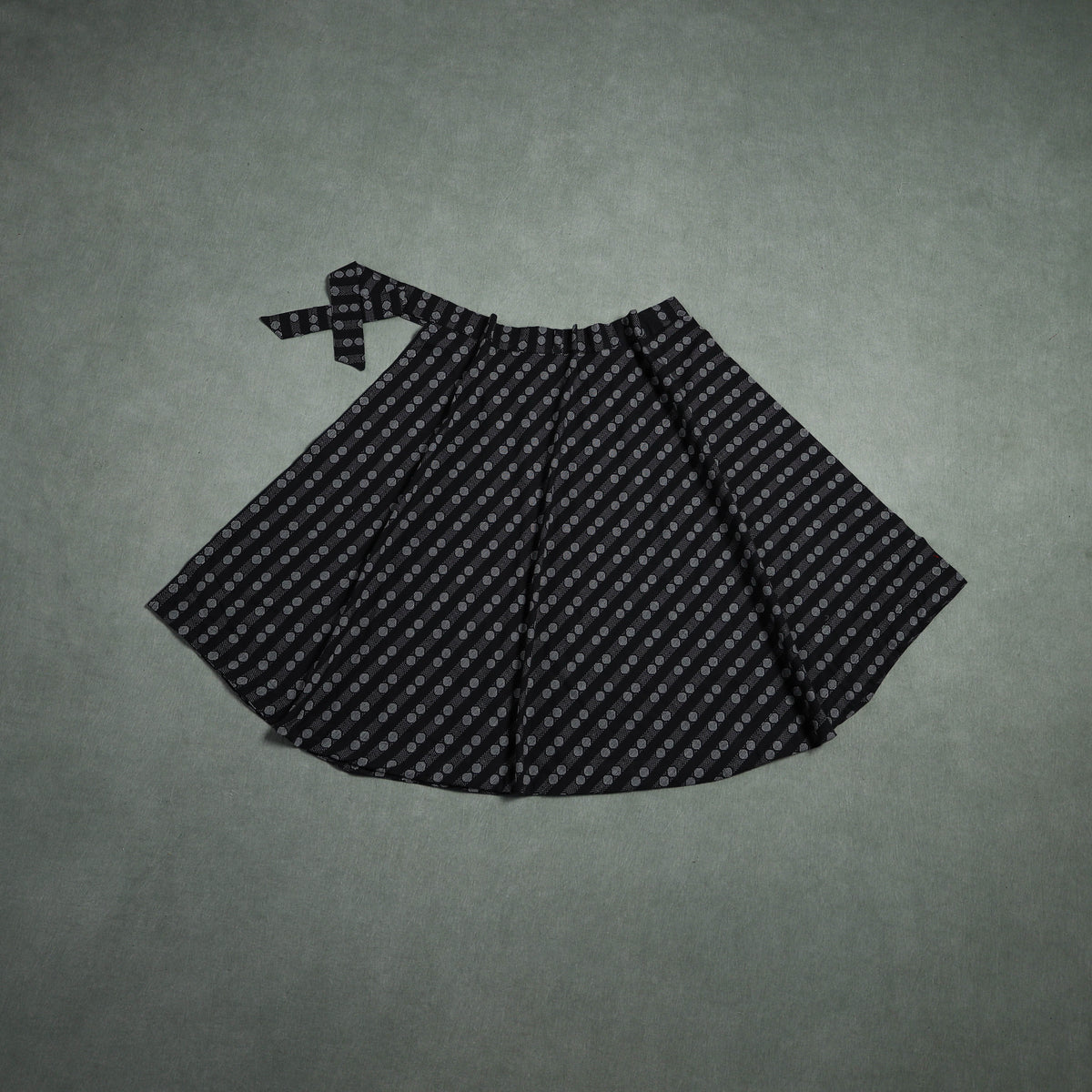 Jacquard Cotton Wrap Around Skirt 136