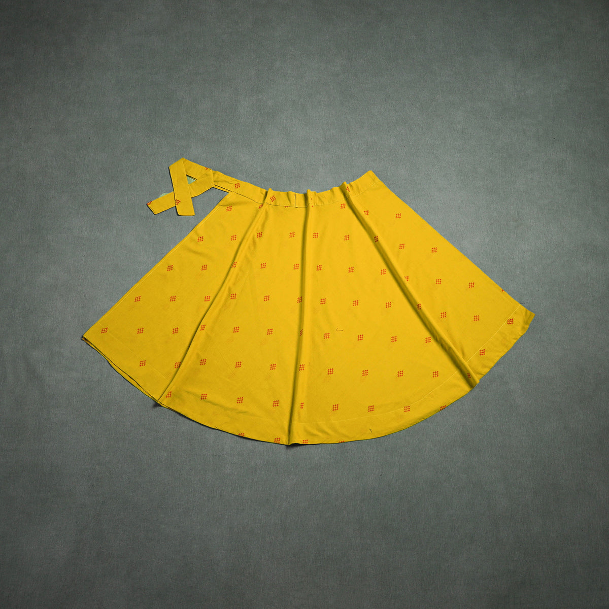 Jacquard Cotton Wrap Around Skirt 137
