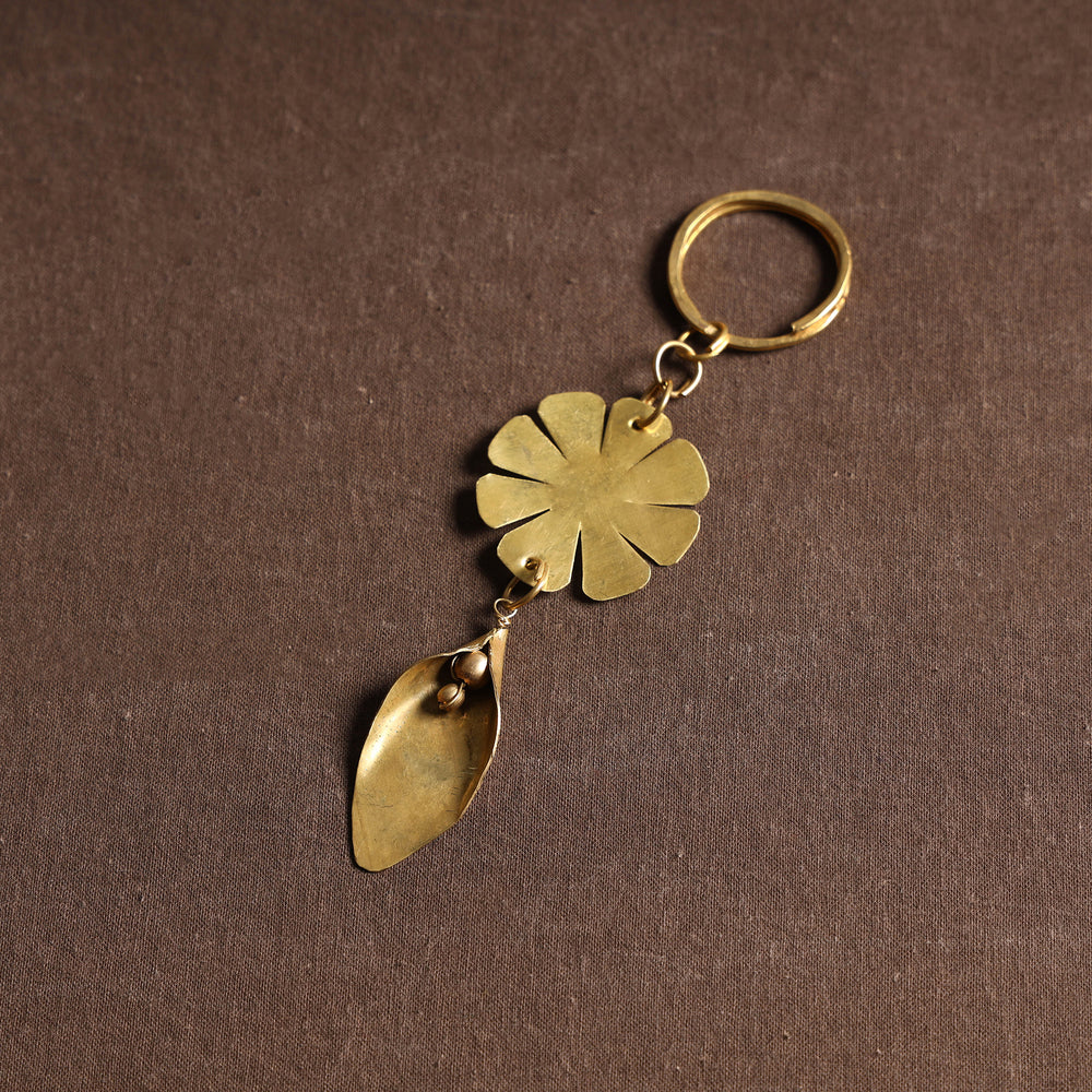 brass keychain 