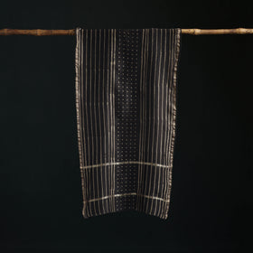 Akola Hand Block Print Chanderi Silk Handloom Stole 22