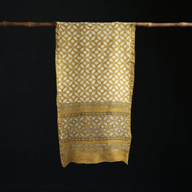 Akola Hand Block Print Chanderi Silk Handloom Stole 24