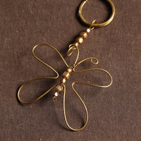 brass keychain