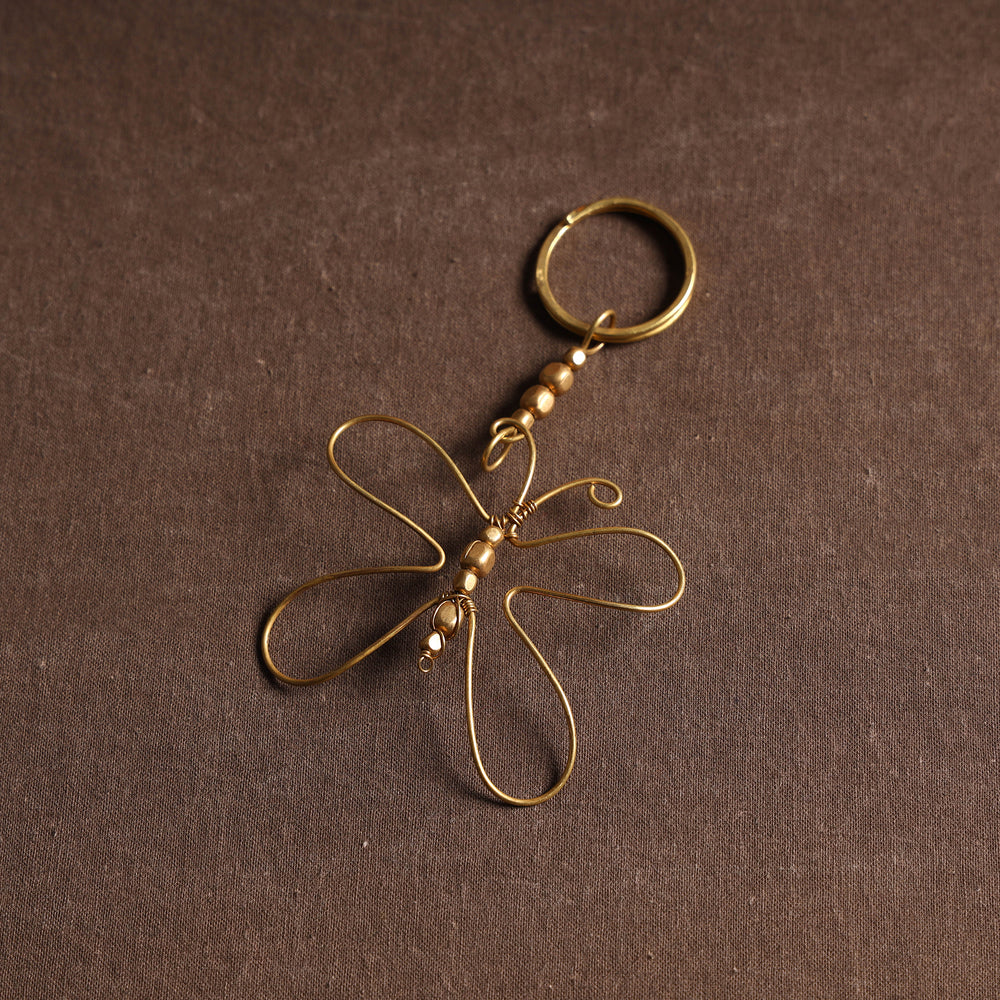 brass keychain