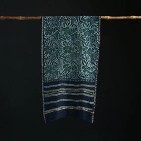 Akola Hand Block Print Chanderi Silk Handloom Stole 27