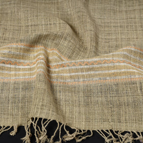  Traditional Handspun Handloom Eri Silk Natural Dyed Stole 