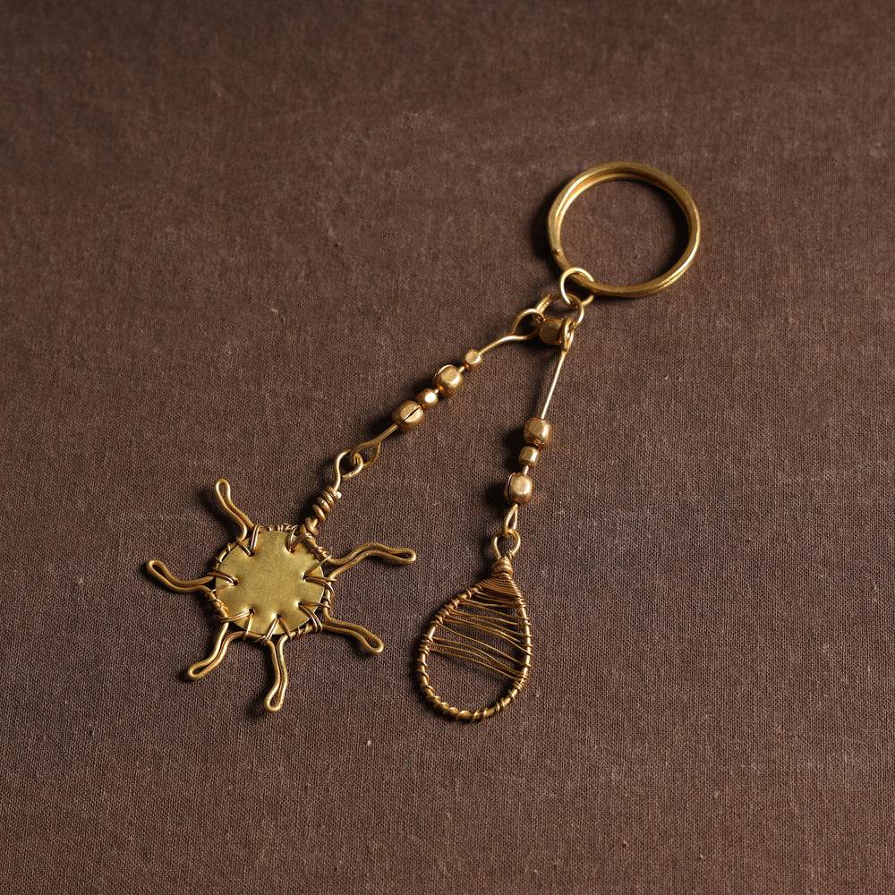 Brass Metal Handcrafted Dokra Keychain