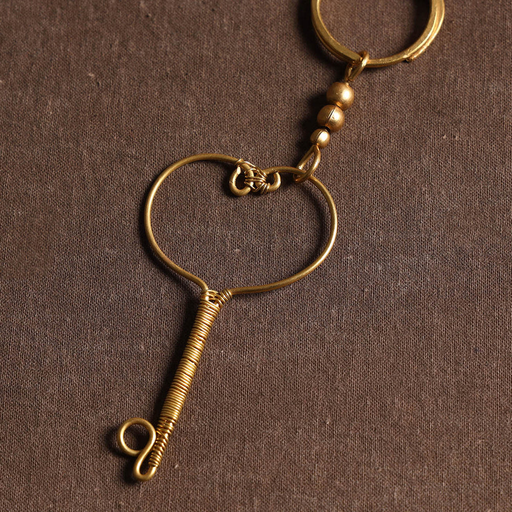 Brass Metal Handcrafted Dokra Keychain