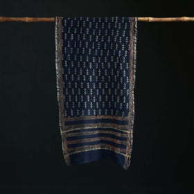 Akola Hand Block Print Chanderi Silk Handloom Stole 30
