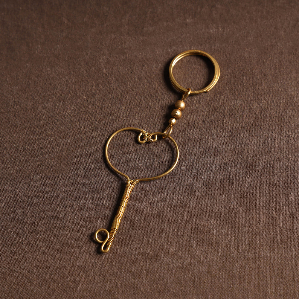 Brass Metal Handcrafted Dokra Keychain