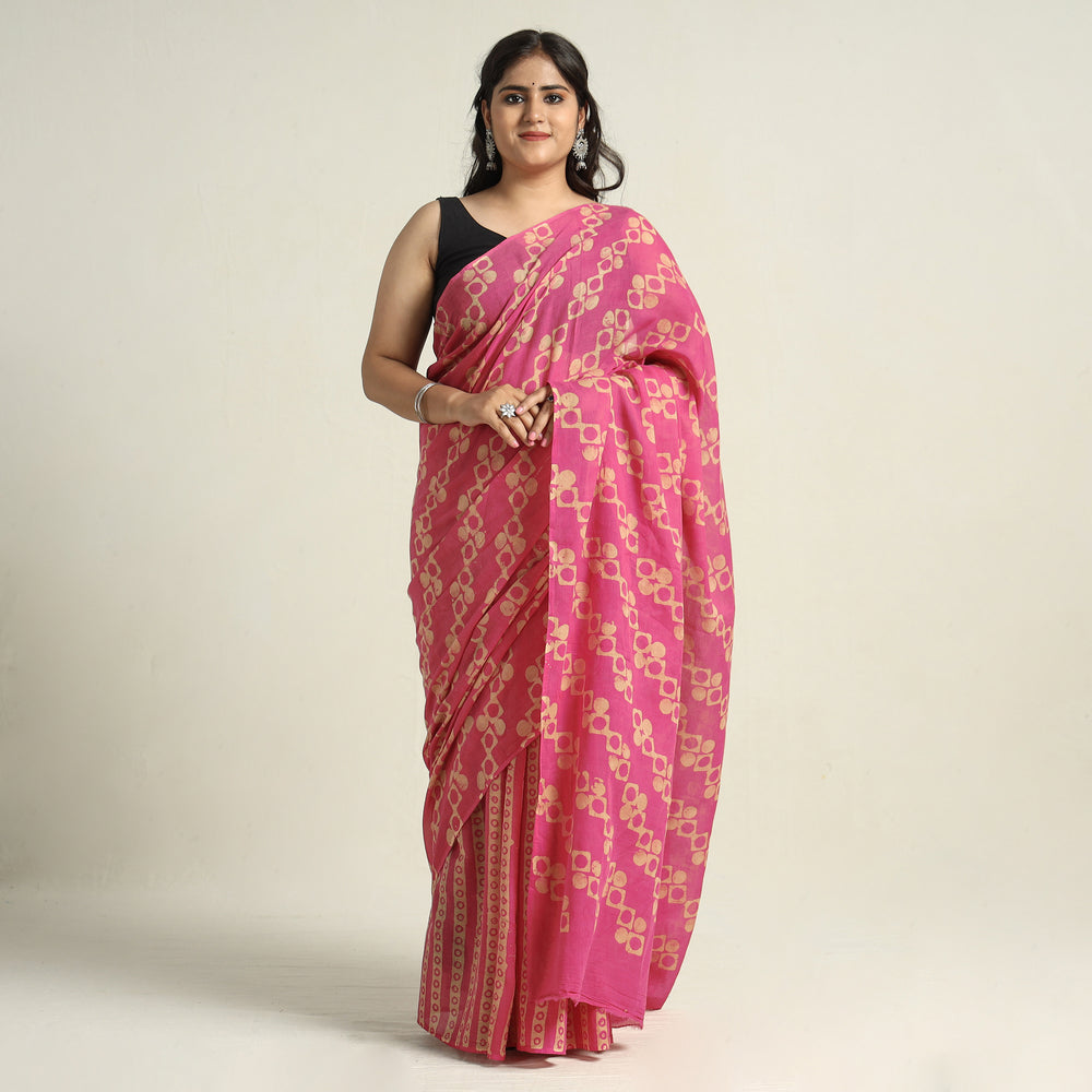 Batik Print Saree