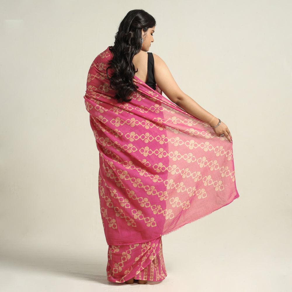 Batik Print Saree