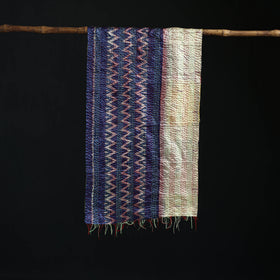 Bengal Kantha Handwork Patchwork Reversible Silk Stole 290