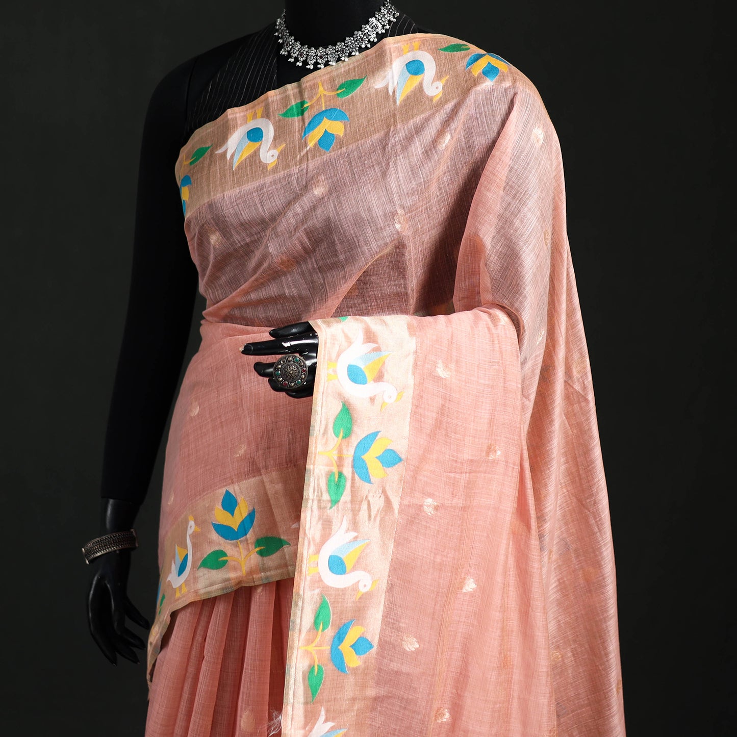 Bangalore Silk Zari Border Saree 21