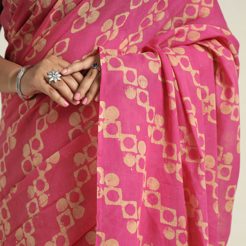 Batik Print Saree