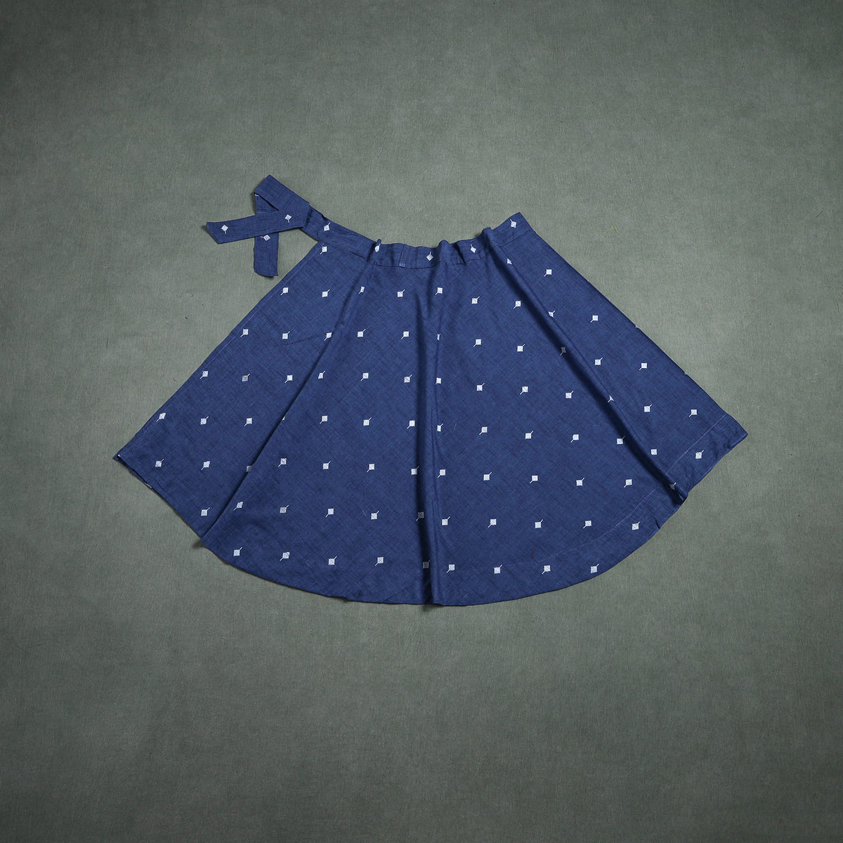 Jacquard Cotton Wrap Around Skirt 155