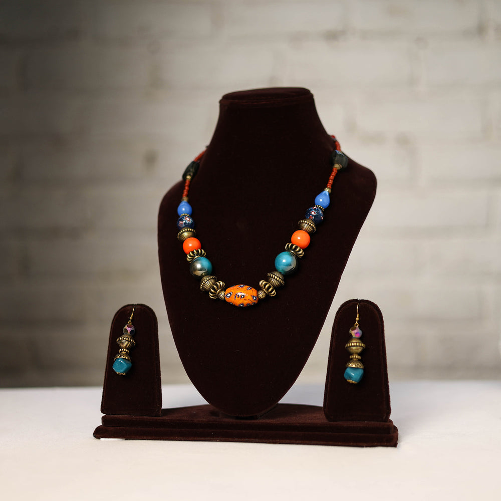 Handmade Beaded Necklace Set 218